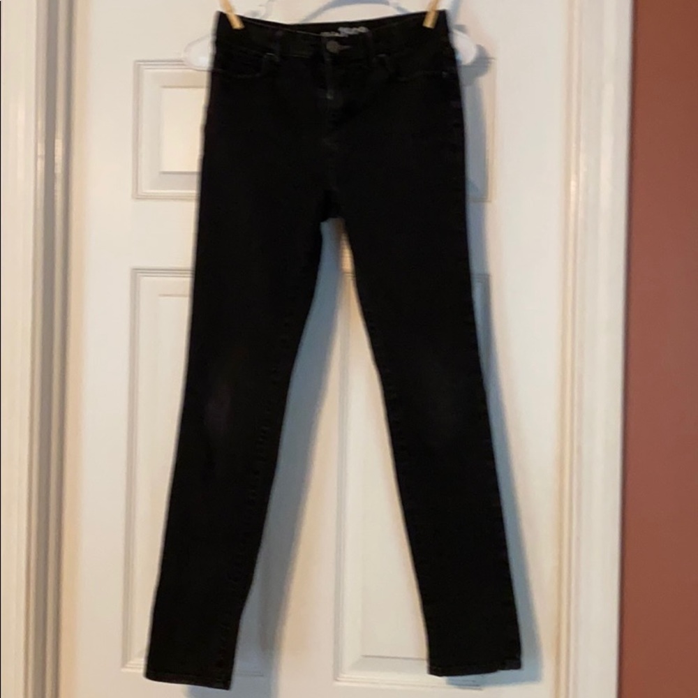 Girls faded black jeans